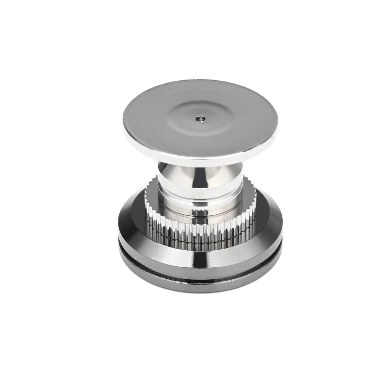 Premium Solid Steel Speaker Isolation Feet and Spike Pads for Amplifiers and CD Players