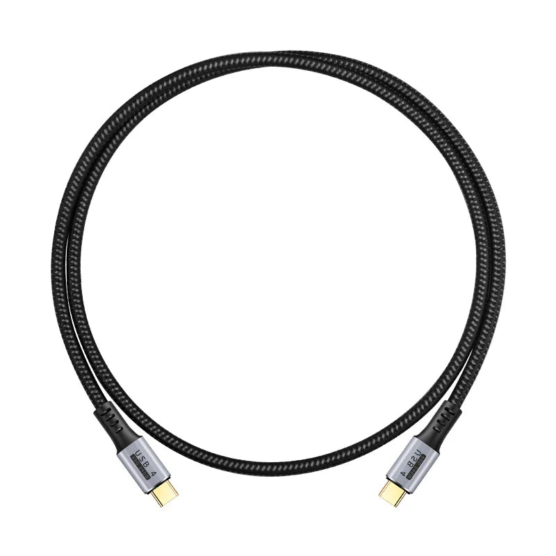 240W USB4 Type C Fast Charging Cable with 40Gbps Data Transfer and 8K Video Support