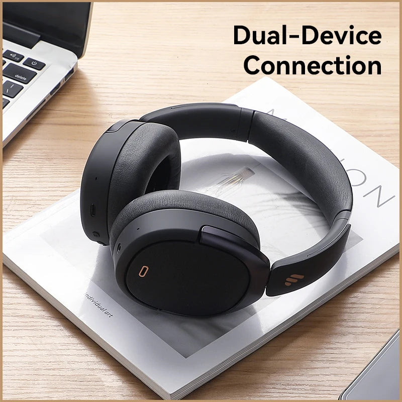 Premium Wireless Over Ear Headphones with Active Noise Cancelling and Hi Res Audio