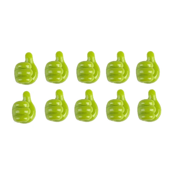 Silicone Cable Organiser Clips Set for Desk USB and Earphone Wire Management 10 Pack
