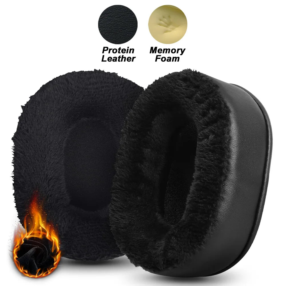 Premium Replacement Audio-Technica Oval Ear Pads Cushions for Over-Ear Headphones Various Materials