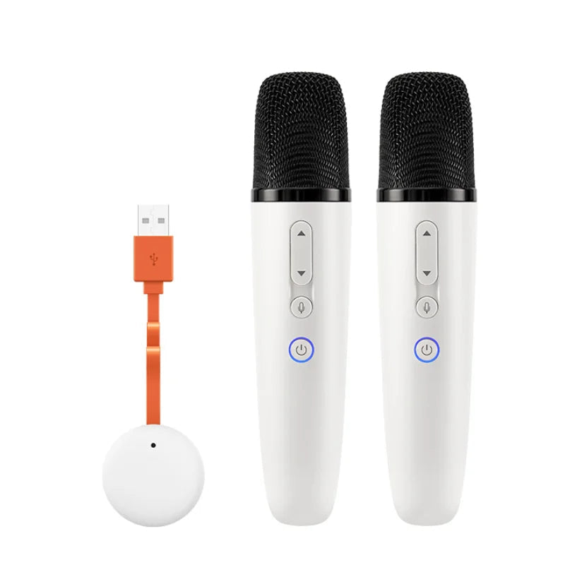 Wireless Car Microphone with Receiver for In-Car Karaoke Compatible with Most BYD Vehicles