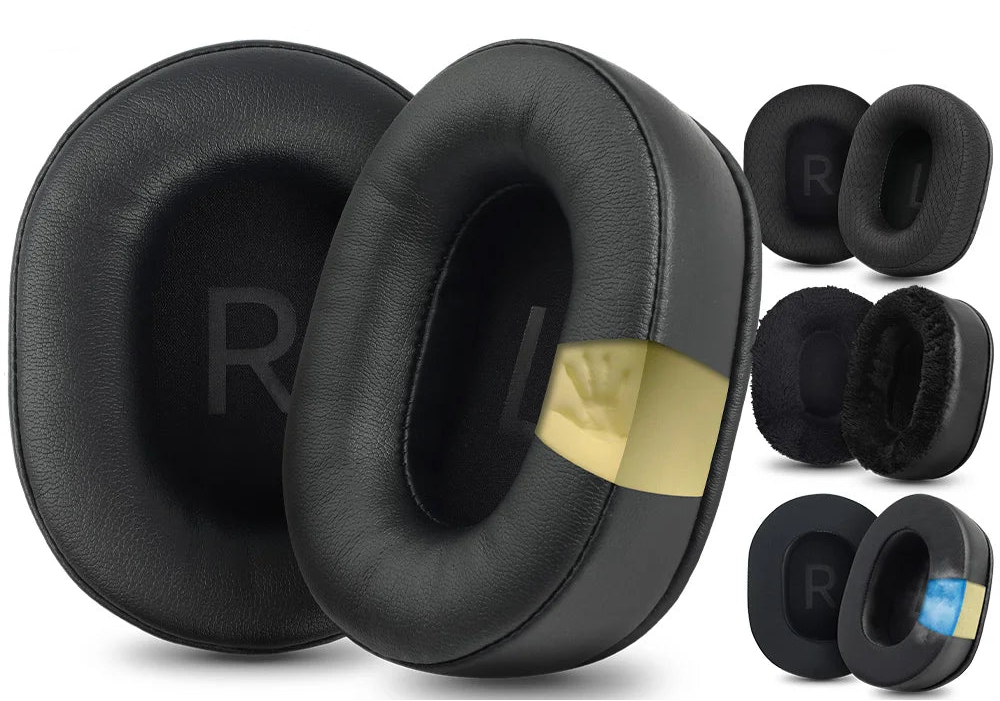 Replacement Ear Pads Compatible with AKG K361 K361BT K371 K371BT Memory Foam Leather Cloth Velvet