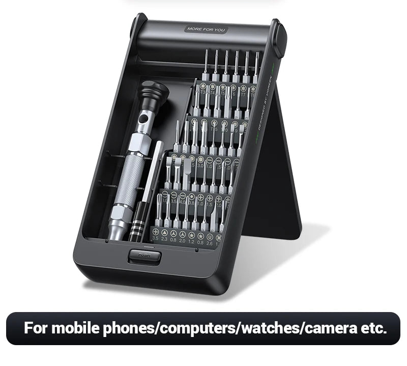 38-in-1 Precision Screwdriver Set for Phone Laptop PC Watch Glasses Repair Disassembly Tool Kit