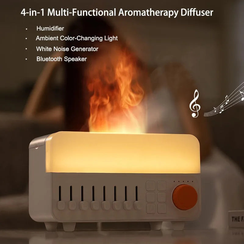 Wireless Aromatherapy Humidifier with Bluetooth Speaker and RGB Light for Relaxing Sleep