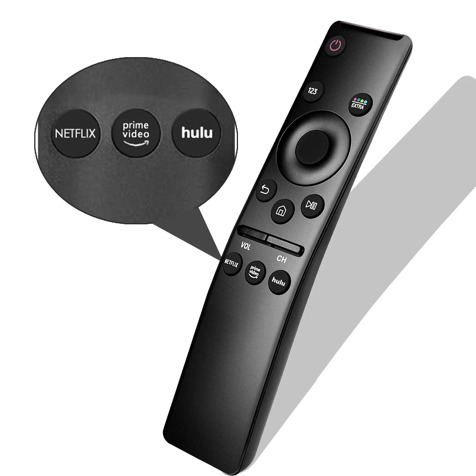 Universal Smart TV Remote Control with Streaming App Shortcuts for Samsung LED LCD UHD QLED TVs