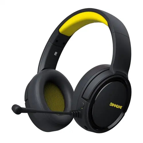 Wireless Gaming Headset with Bluetooth 5.2 and Noise Cancelling Microphone for PC and Console