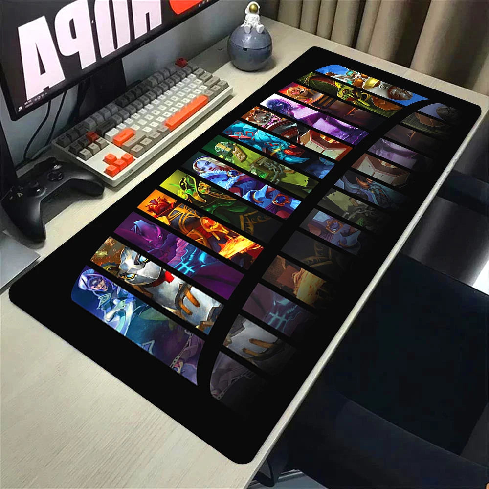 XXL Non-slip Rubber Gaming Mouse Pad with Stitched Edges for Desk and Keyboard 90x40cm