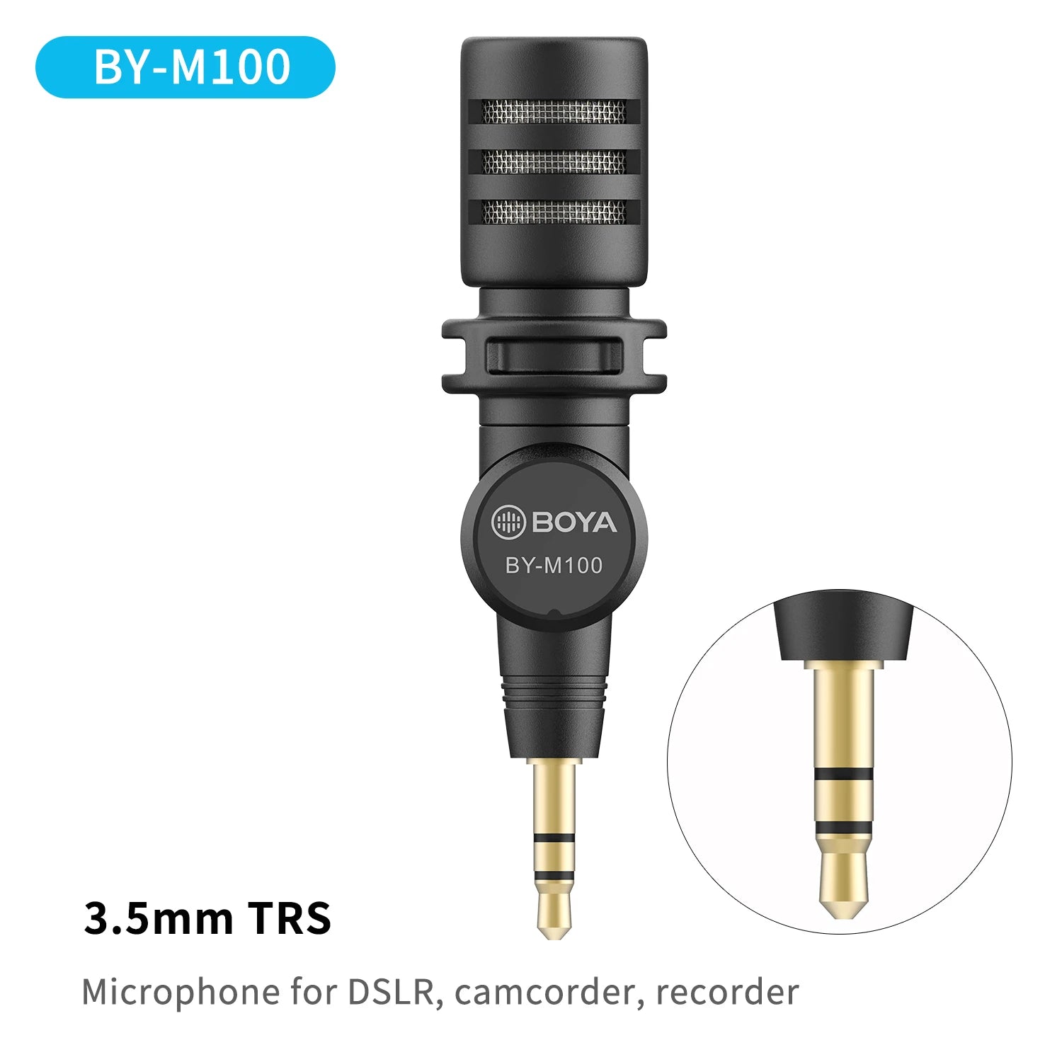 Mini Plug and Play Lavalier Microphone for Phone Camera and PC Live Streaming Vlogging Recording