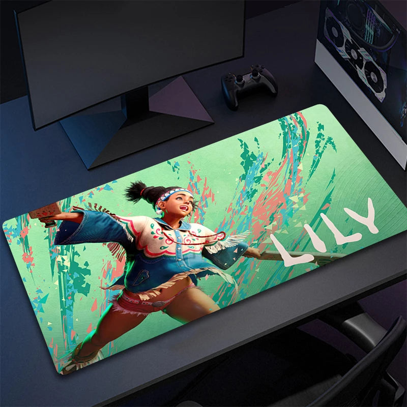 XXL Gaming Mouse Pad Large Desk Mat with Anti-Slip Rubber Base for PC and Keyboard Setup