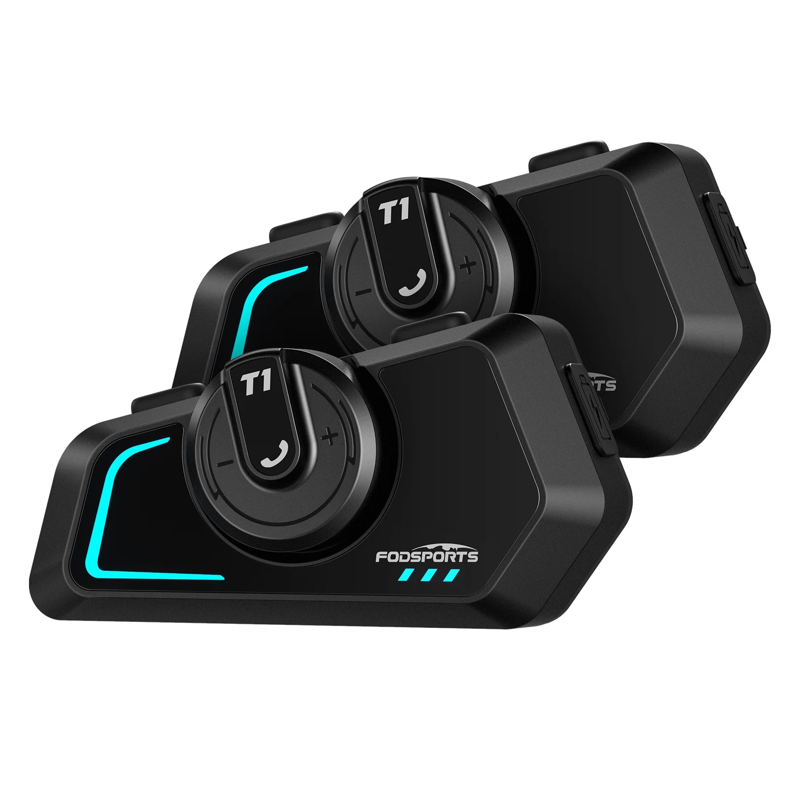 Bluetooth Motorcycle Helmet Intercom Headset for 6 Riders with Long Range and Waterproof Design