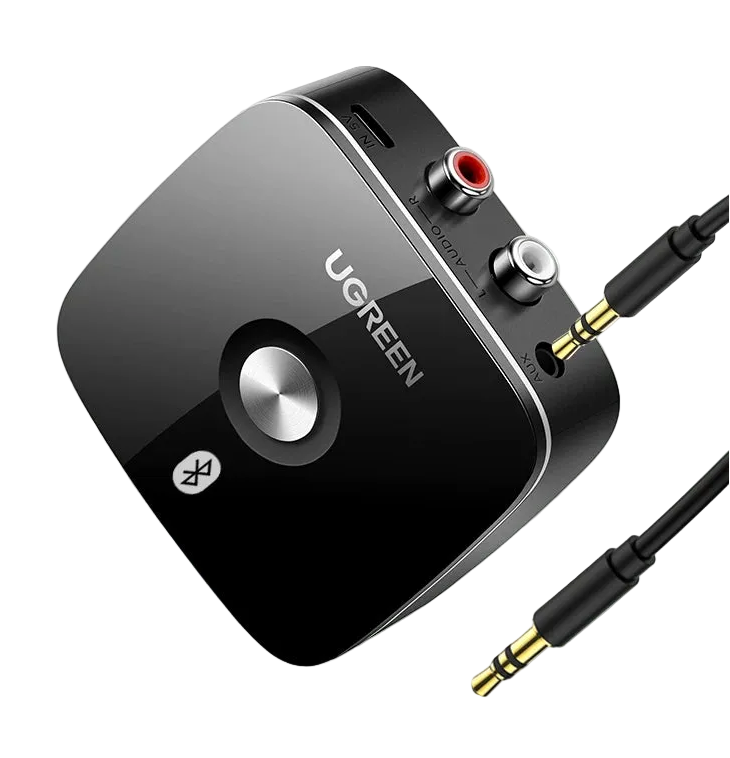 Bluetooth 5.1 aptX / aptX HD Audio Receiver RCA 3.5mm Adapter for Speakers and Earphones
