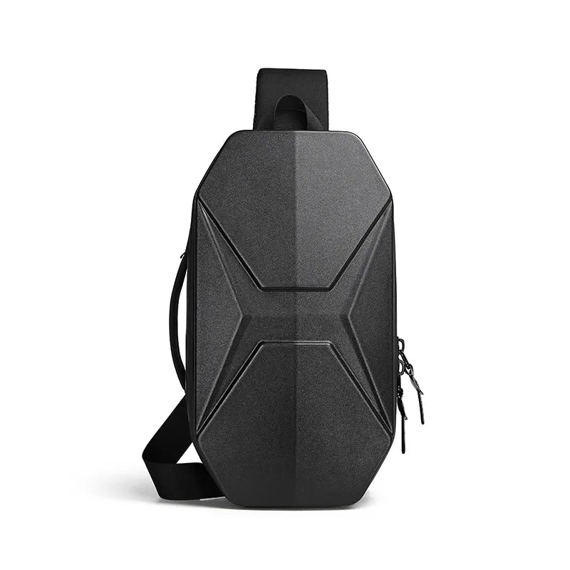 Anti Theft Water Resistant Chest Sling Bag with USB Charging for Travel Work and Daily Use