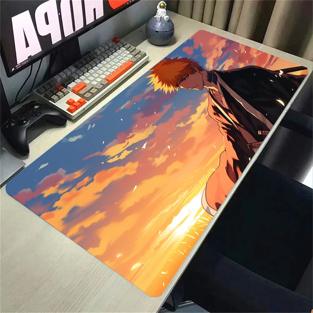 Large Extended Gaming Mouse Pad with Anti-Slip Rubber Base and Stitched Edges for Desk Setup