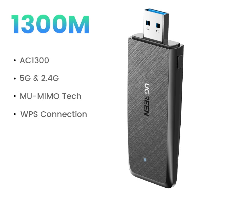 USB WiFi Adapter AX1800 AX900 Dual Band 5GHz 2.4GHz Wireless Dongle for Desktop Laptop