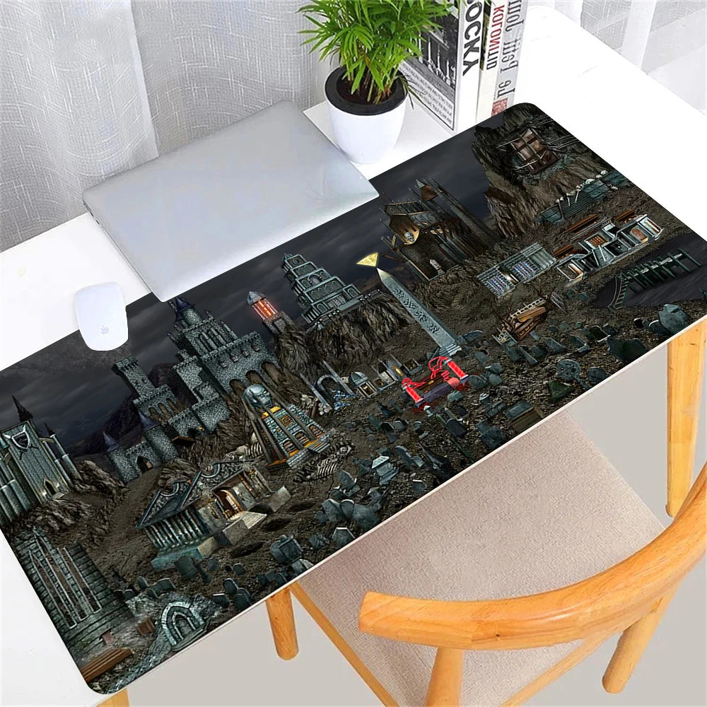 Large Extended Gaming Mouse Pad Desk Mat for Laptops Keyboard Office and Anime Themed Setups