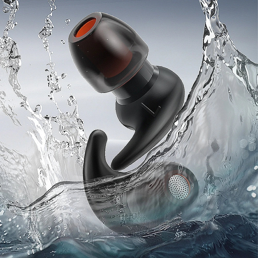 Reusable Silicone Noise Cancelling Earplugs, Filter Mesh Sleep and Waterproof Ear Protectors