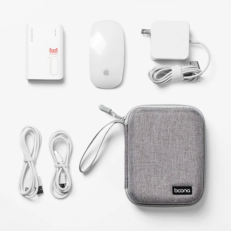 Hard Shell Electronics Travel Organizer for Chargers Mouse Cables Earphones HDD Digital Accessories