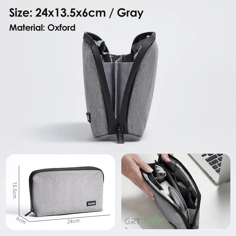 Multifunctional Digital Storage Bag for Electronics Accessories Chargers HDD Mouse Earphone Travel