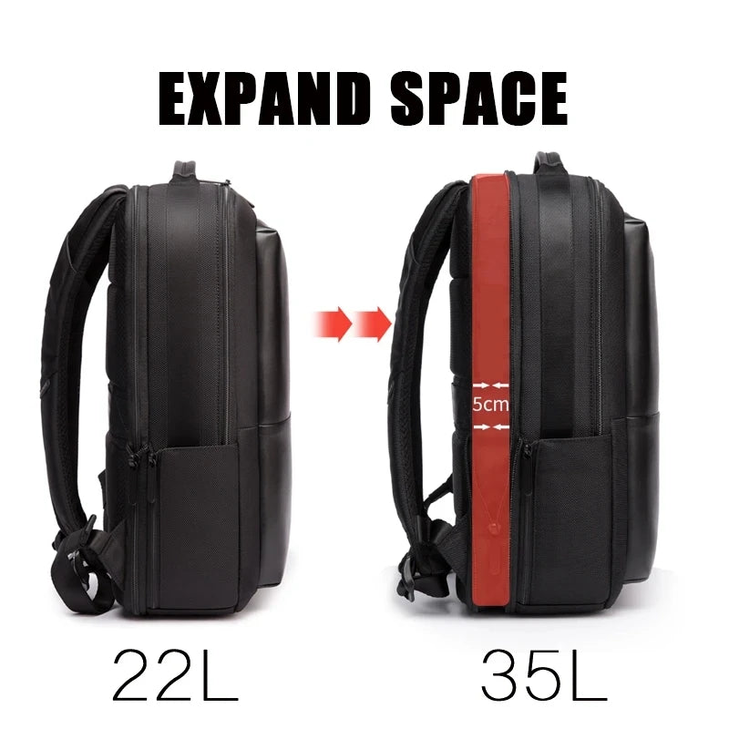 Water Resistant 15 Inch Laptop Backpack with USB Port and Anti Theft Design for Travel Commuting
