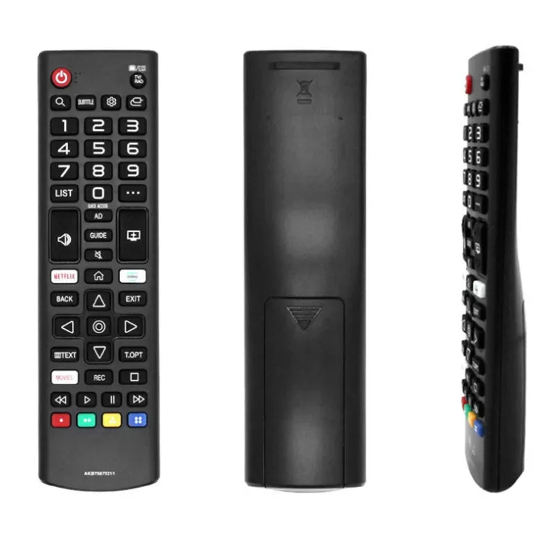 Universal Replacement Infrared Remote Control Compatible with Multiple Smart TV Models