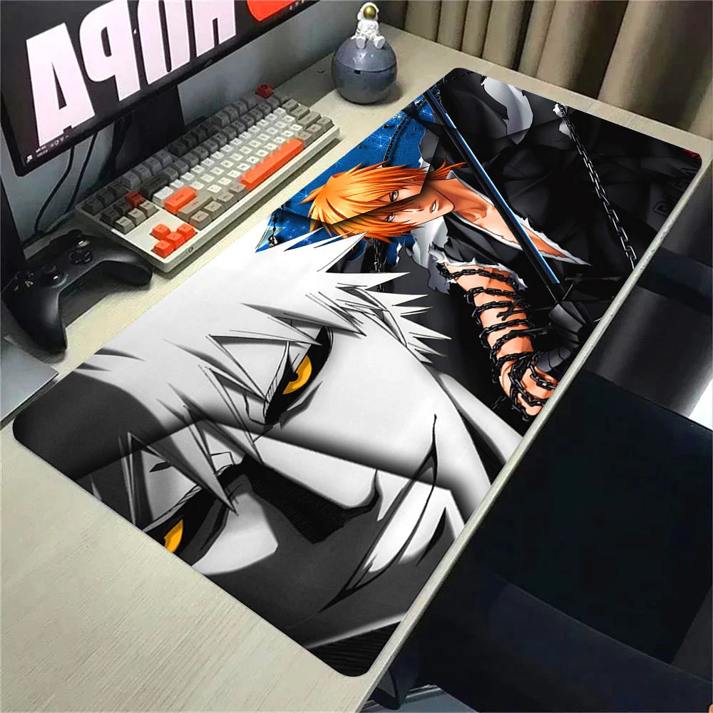 Large Extended Gaming Mouse Pad with Anti-Slip Rubber Base and Stitched Edges for Desk Setup