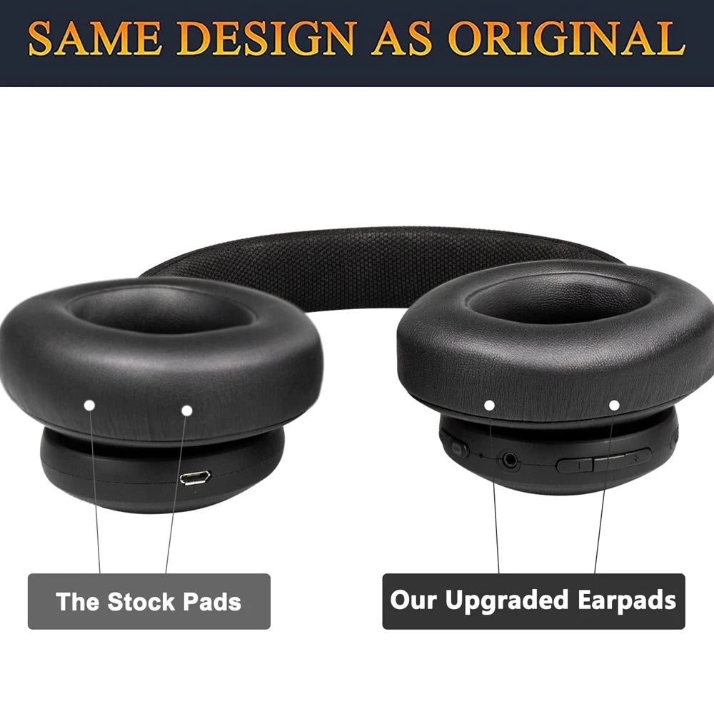 Replacement Memory Foam Ear Pads Compatible with JBL E65BTNC, Live 650BTNC, Live 660NC, Duet NC