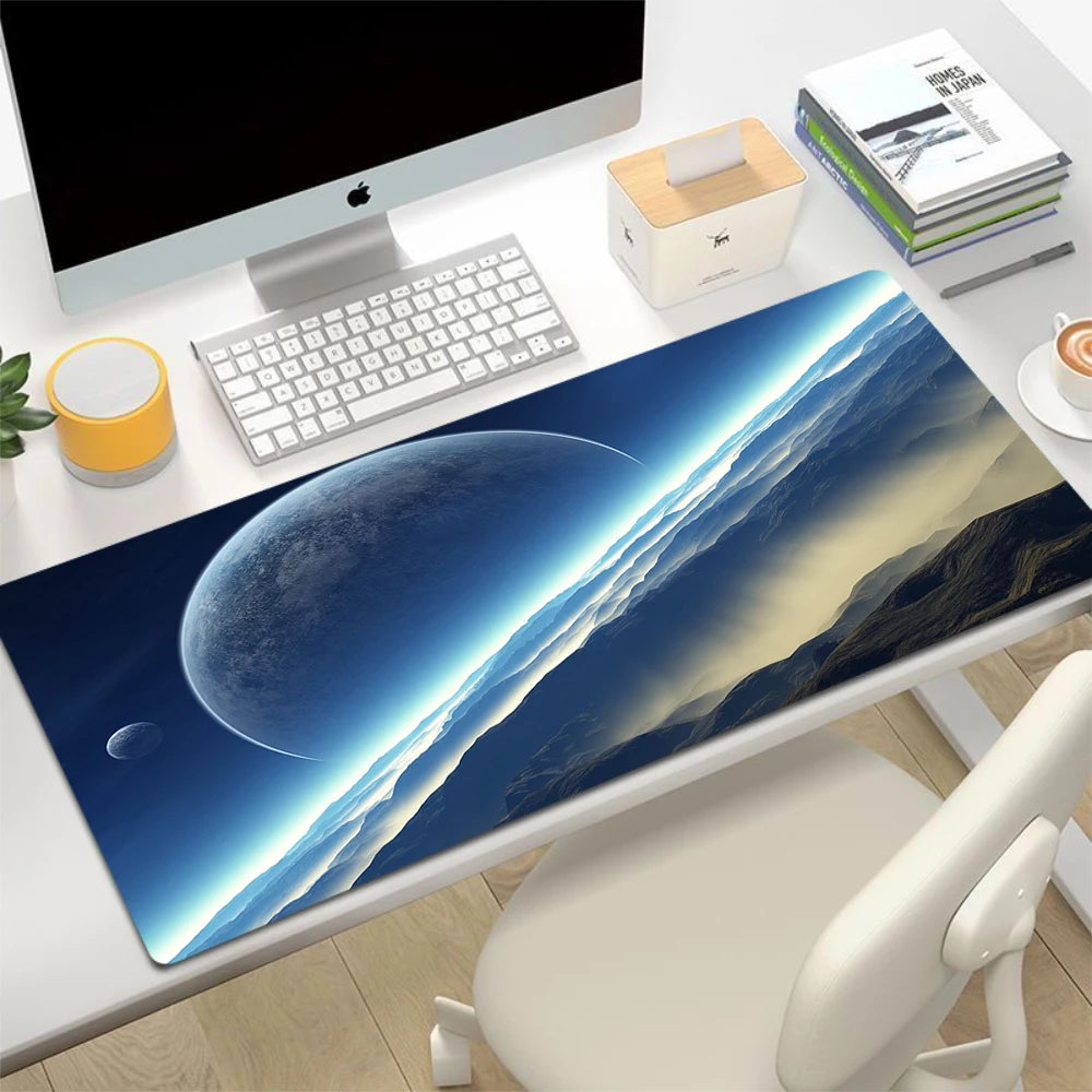 XXL Extended Anti-Slip Starry Sky Mouse Mat for PC Gaming Desks and Office Keyboards