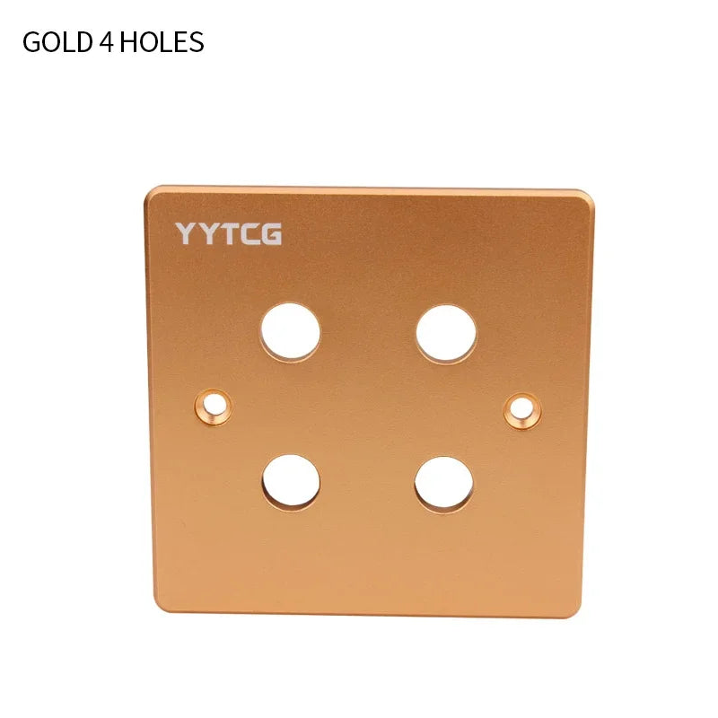 Aluminium Alloy RCA Speaker Terminal Panel with Binding Posts for High Fidelity Audio