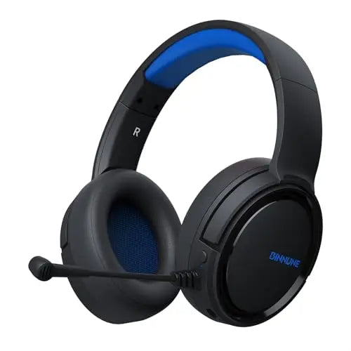 Wireless Gaming Headset with Bluetooth 5.2 and Noise Cancelling Microphone for PC and Console