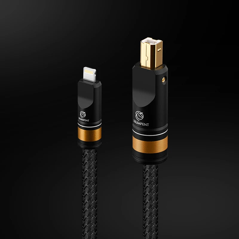 Premium OCC Single Crystal Copper HiFi USB Audio Cable for DAC and Computer Audio