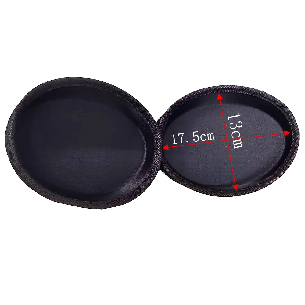 Ivinxy Portable Waterproof Headphone Storage Case, Shockproof PU EVA Carry Bag