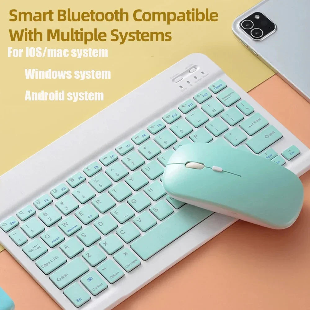 Silent Bluetooth 5.1 Wireless Optical Mouse for Laptop Tablet iPad Android Noiseless Portable Use