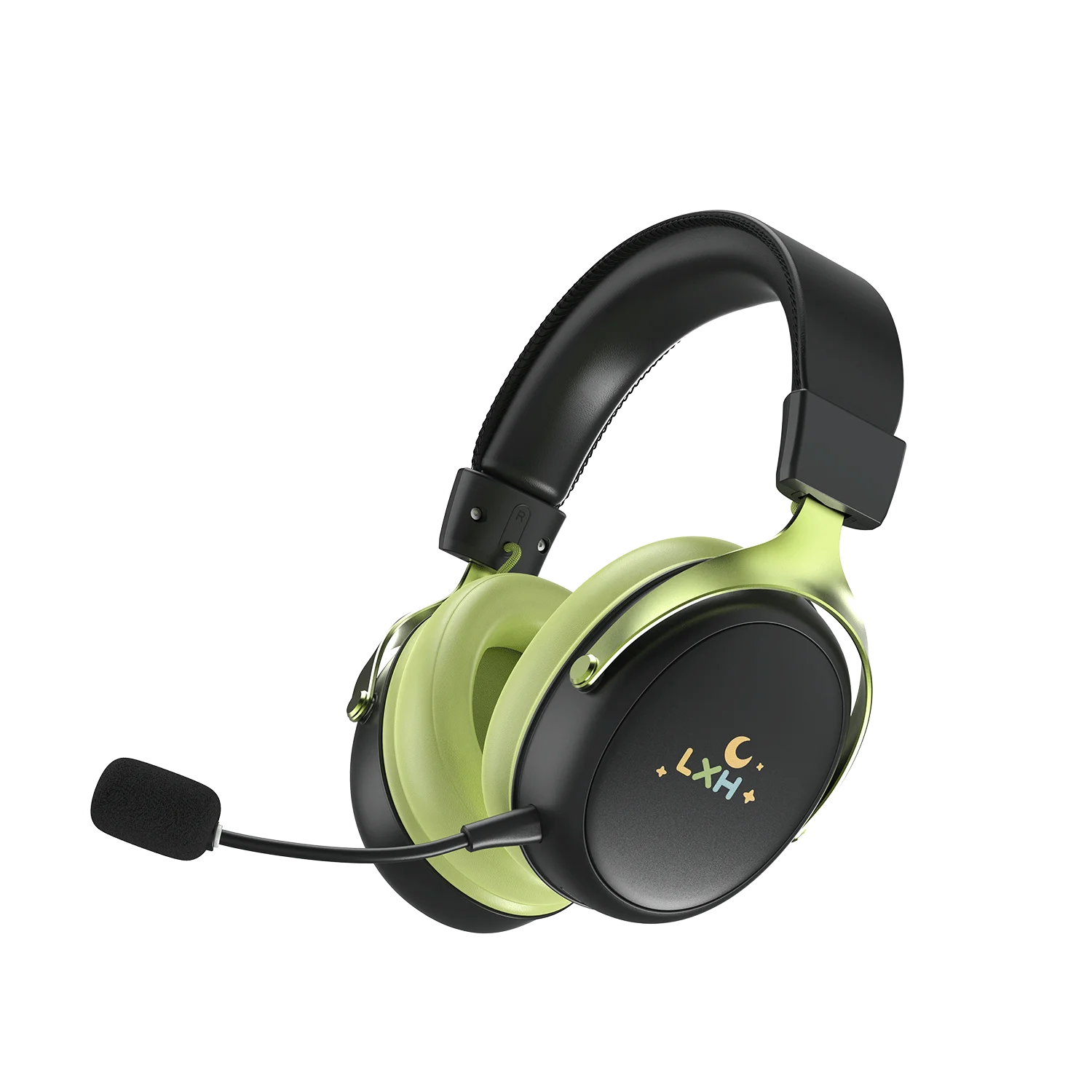 Quad-Mode Wireless Gaming Headset with 7.1 Surround Sound, Detachable Mic and 53mm Drivers