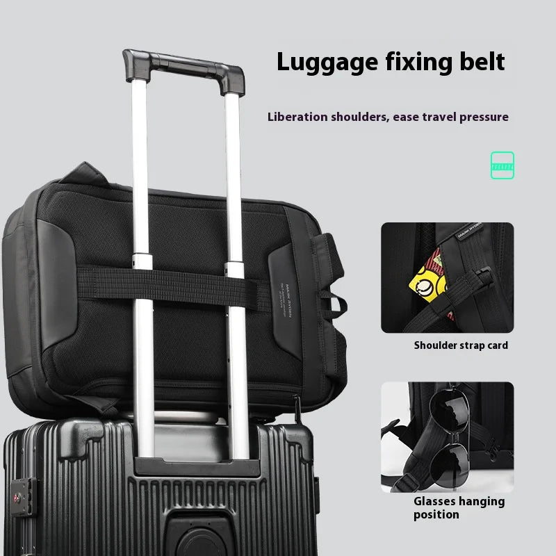 Modern Hardshell Business Laptop Backpack Water Resistant 15.6 Inch Bag for Work and University