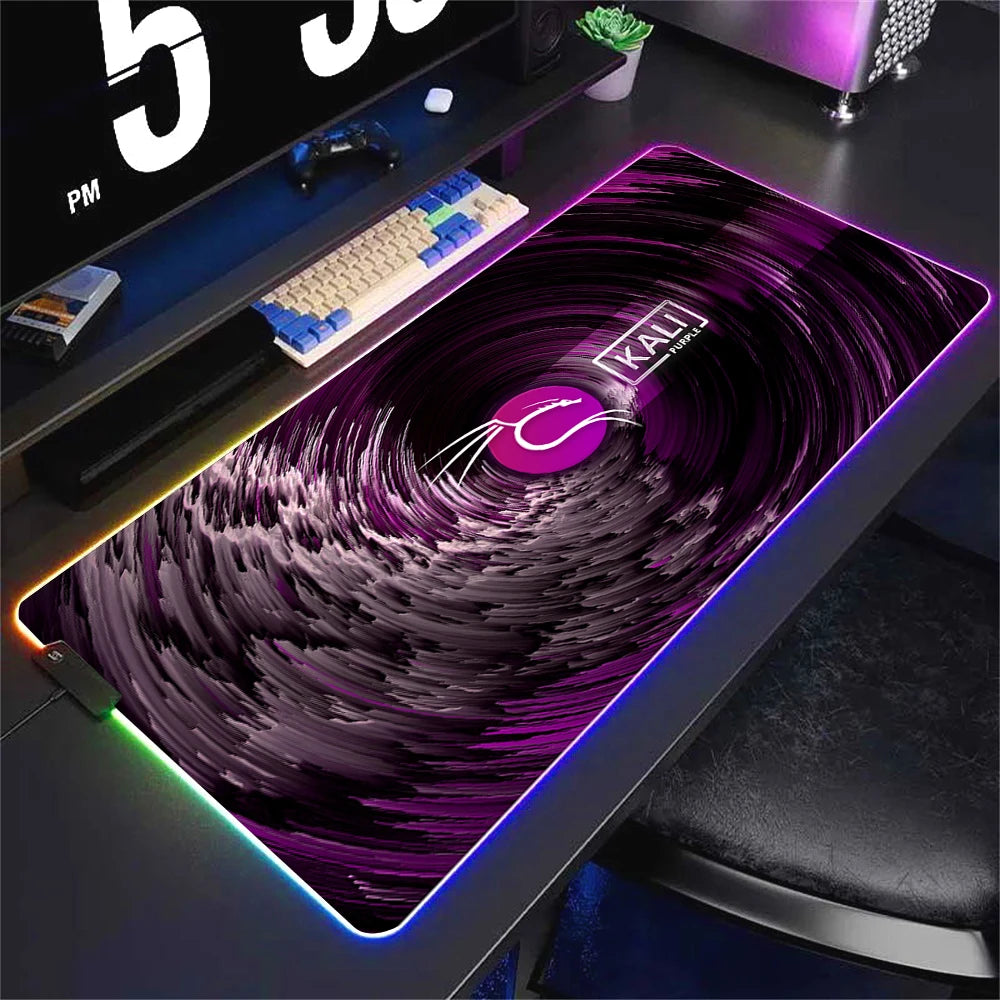 RGB LED Gaming Mouse Pad XXL Large Waterproof Desk Mat with Non Slip Base and Soft Surface