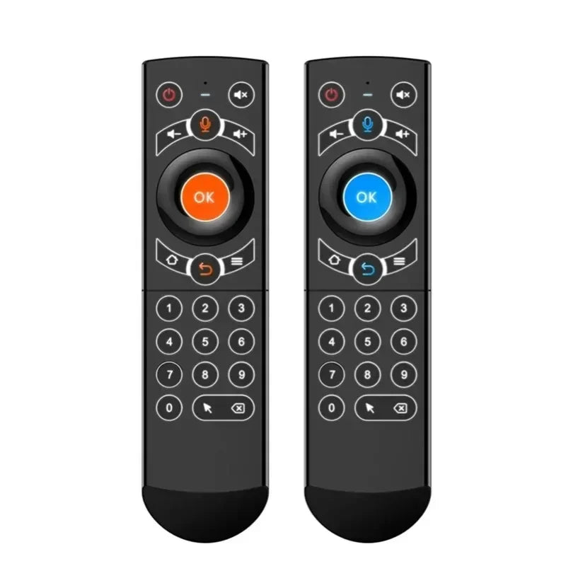 Backlit Voice Remote Control with 2.4G Wireless Keyboard Air Mouse for Android TV Box