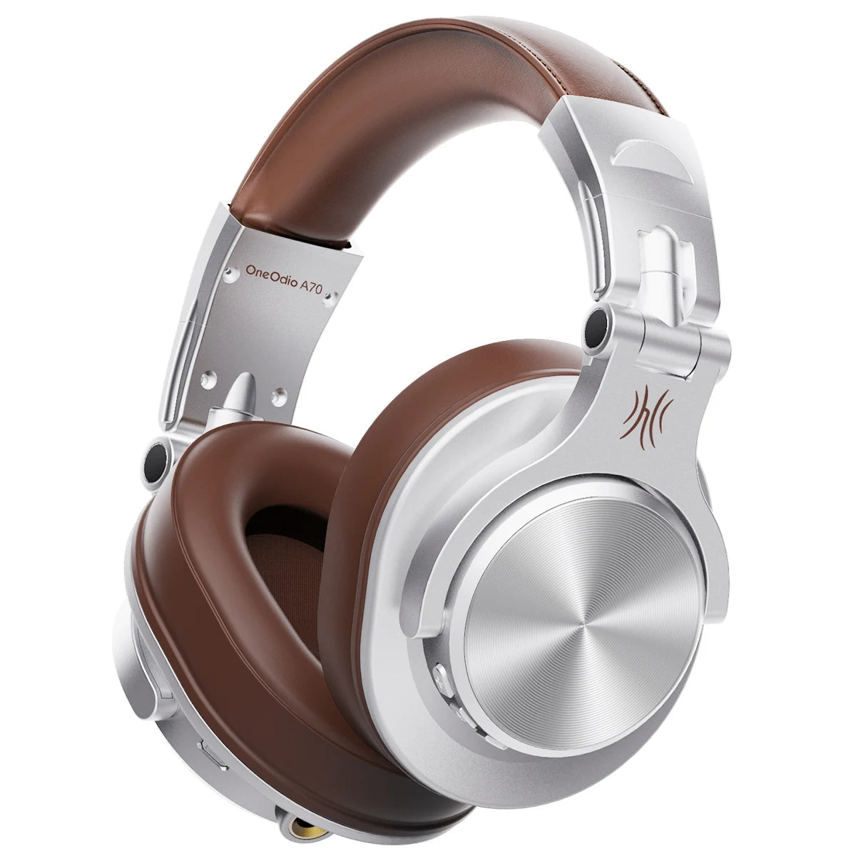 Wireless and Wired Bluetooth 5.2 Over-Ear Studio Headphones with Microphone and 72 Hour Playtime