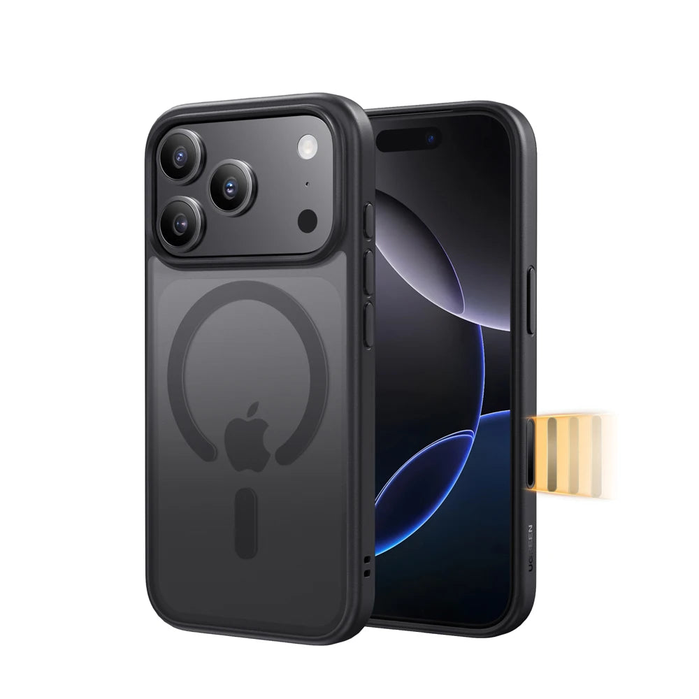 Magnetic Clear Shockproof Case for iPhone 17 Pro Max 16 15 14 MagSafe Compatible Slim Cover