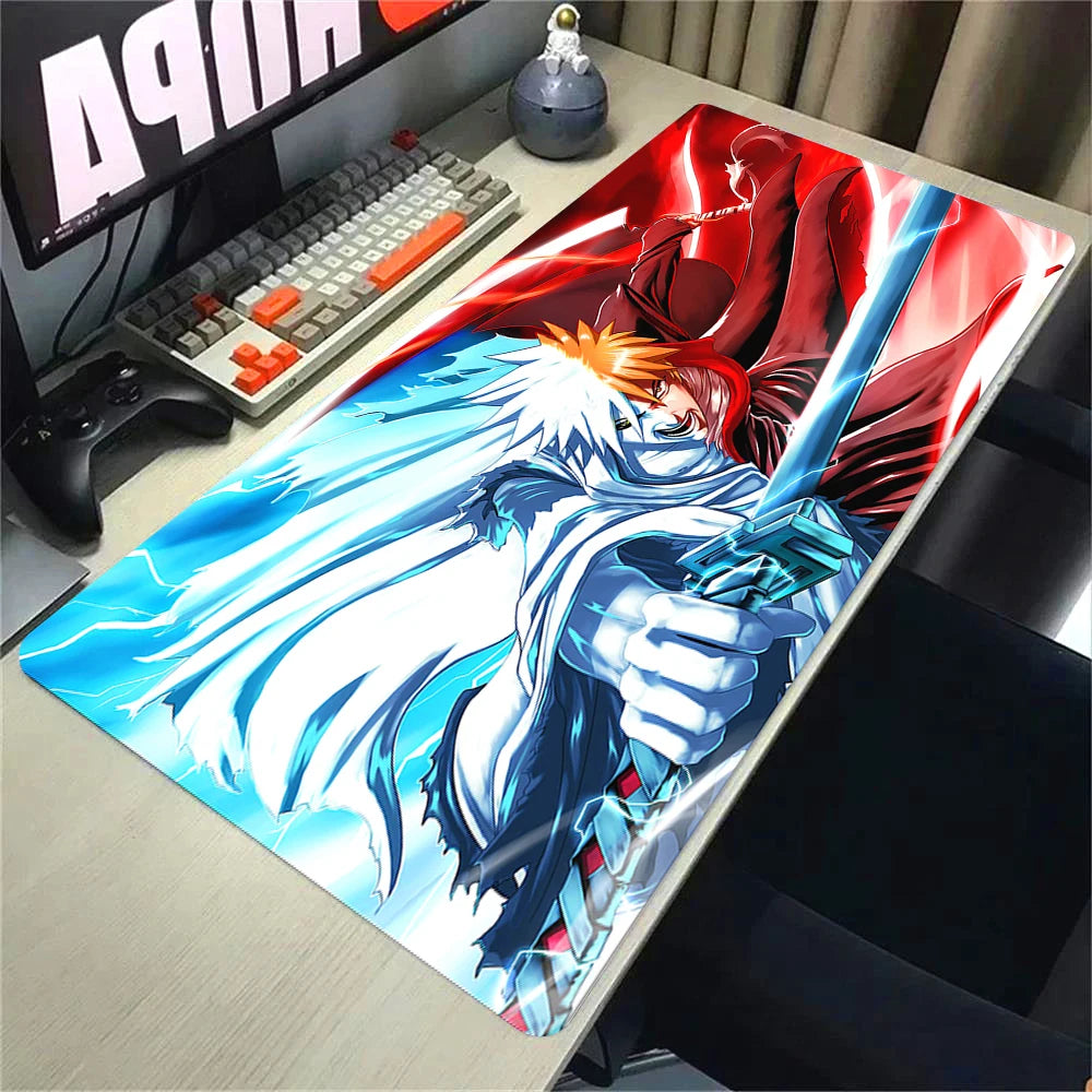 Large Extended Gaming Mouse Pad with Anti-Slip Rubber Base and Stitched Edges for Desk Setup