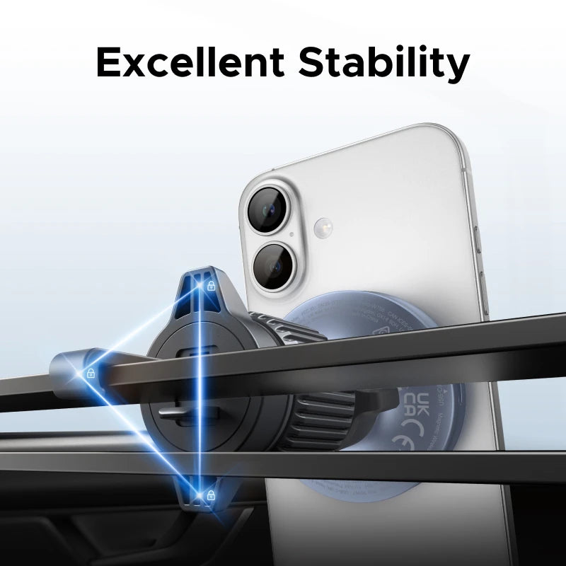 Qi2 25W Magnetic Wireless Car Charger Stand for iPhone 17 16 15 Pro Max Fast Charging