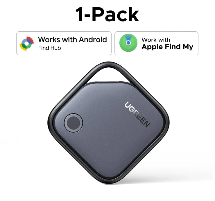 Smart Bluetooth Tracker Card Compatible with iOS Find My and Android Find Hub Apps