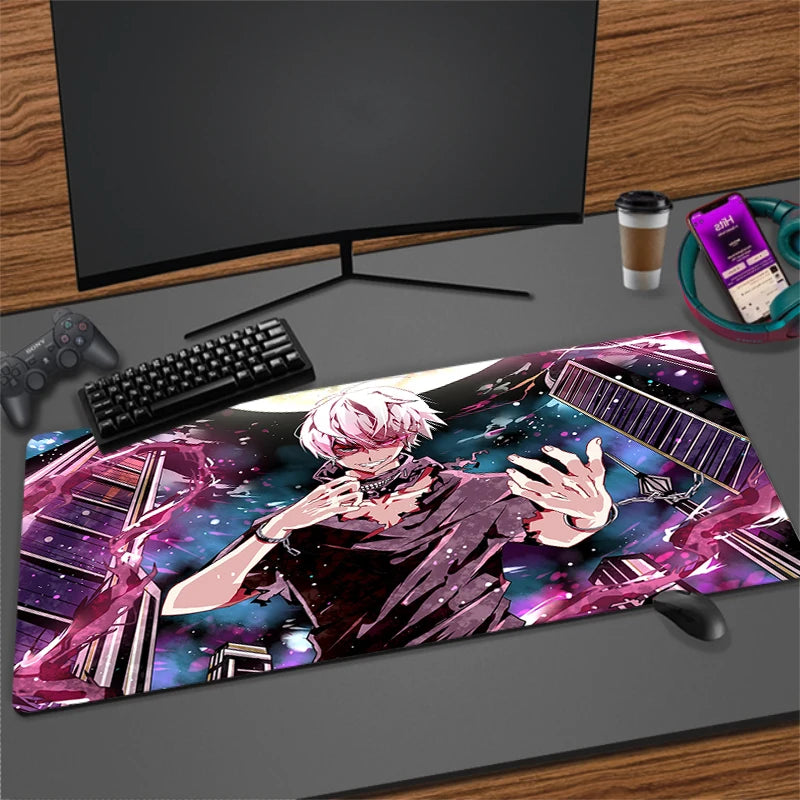 Large Anime Gaming Mouse Pad Non-Slip Rubber Mat for Keyboard and Desk, Multiple Sizes Available