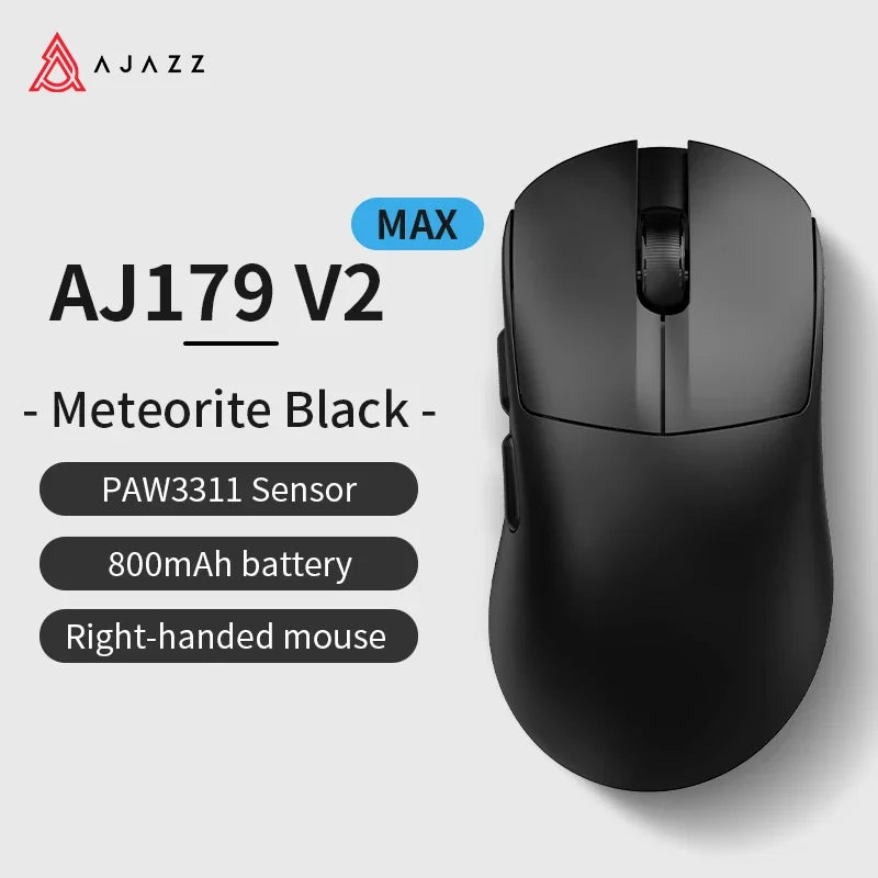 Wireless Gaming Mouse with Magnetic Charging Base PAW3311 Sensor Adjustable 12000 DPI for PC Laptop