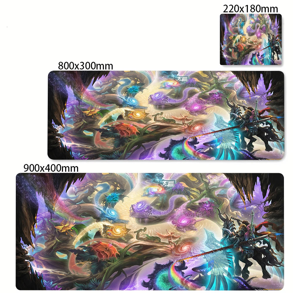 Large Extended Gaming Mouse Pad Desk Mat for Laptops Keyboard Office and Anime Themed Setups