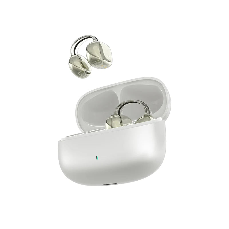 Wireless Bluetooth Earclip Earphones with Charging Case and HIFI Sound for Sport and Running