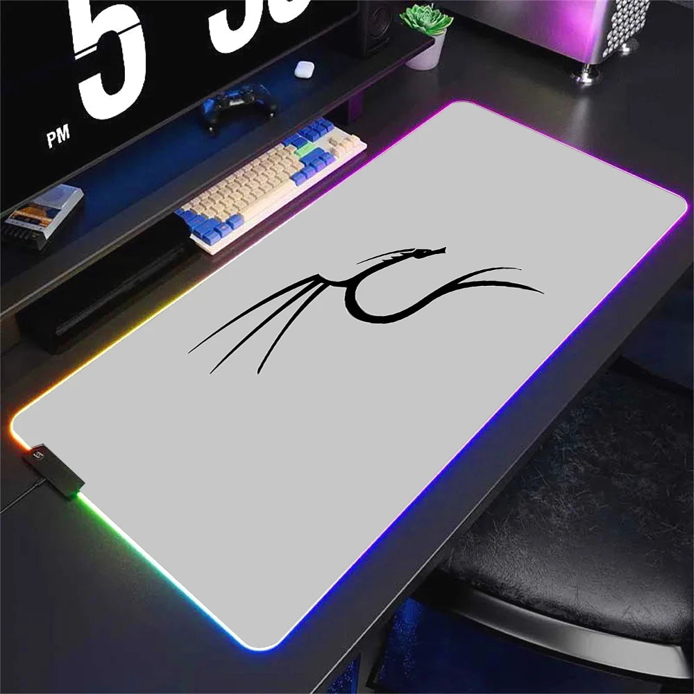 RGB LED Gaming Mouse Pad XXL Large Waterproof Desk Mat with Non Slip Base and Soft Surface