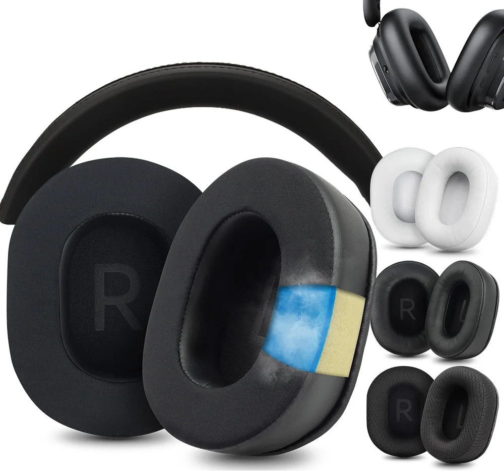 Premium Replacement Ear Pads for Baseus Headphones with Memory Foam and Protein Leather Options