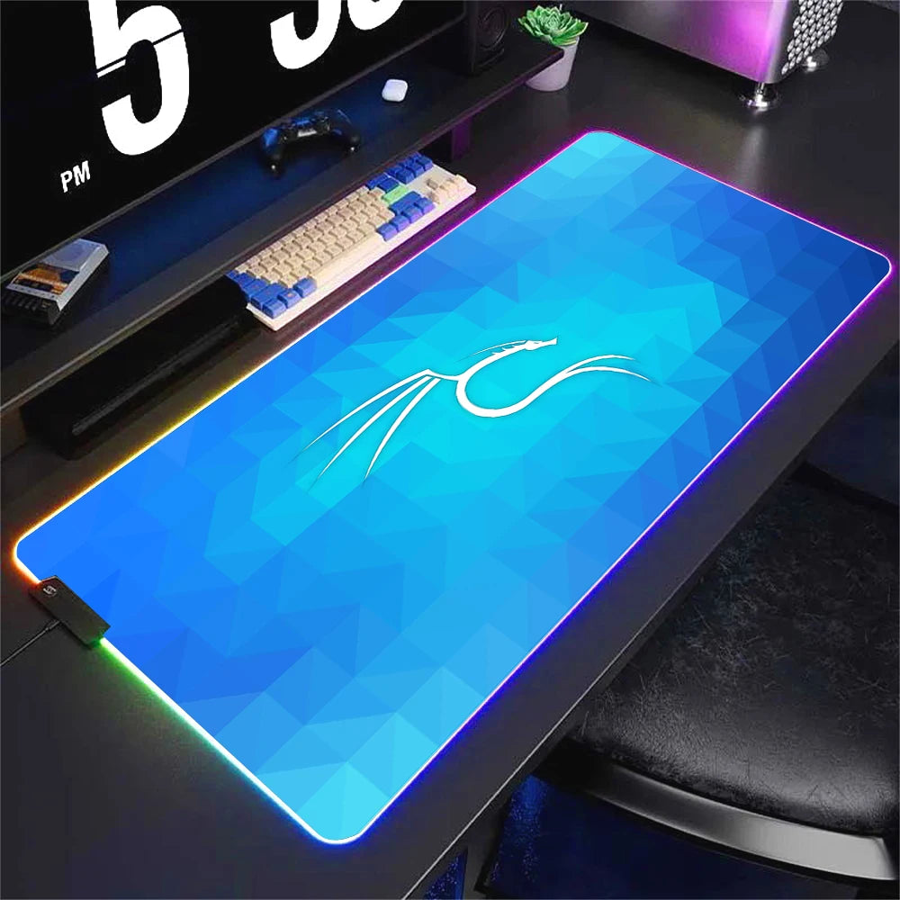 RGB LED Gaming Mouse Pad XXL Large Waterproof Desk Mat with Non Slip Base and Soft Surface