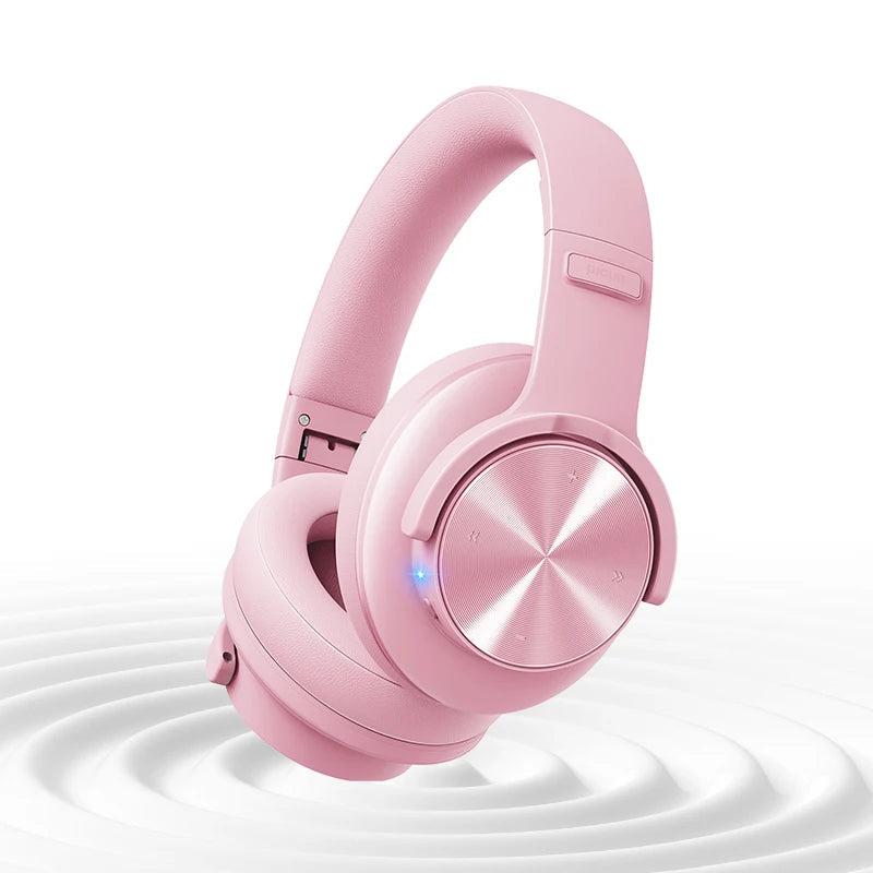 Wireless Over Ear Bluetooth Headphones 120 Hour Battery Low Latency 3EQ Modes Built-In Mic